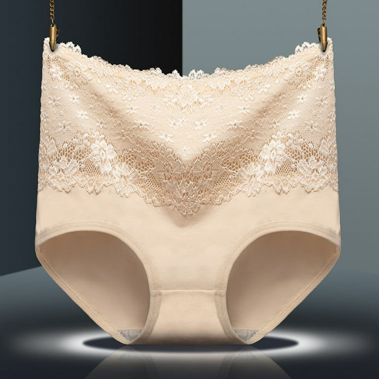2DXuixsh Bodysuit for Women Women Panty High Waist Breathable Trigonometric  Panties Female Underwear Body Shaping Soild Lace Briefs Flat Tummy
