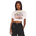 thumbnail image 1 of Junk Food T-Shirt Graphique Mustang pour Femmes, Blanc, Très Petit, 1 of 4