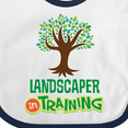 thumbnail image 4 of Inktastic Future Landscaper in Training Boys or Girls Baby Bib, 4 of 4