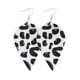 thumbnail image 1 of Pendientes Sonducket con estampado de leopardo para niña colgante gota de agua doble cara, 1 of 6
