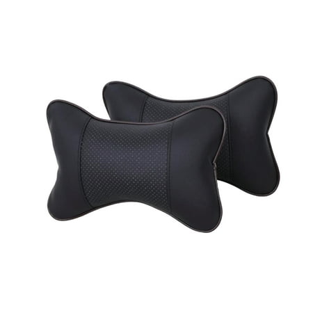 

NUOLUX 2Pcs Car Neck Pillow Practical Neck Rest Pillow Universal Neck Headrest Neck Protector Neck Cushion Black