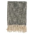thumbnail image 2 of Saro Lifestyle TH329.I5060 Solid Tasseled Cotton Throw, Ivory, 2 of 5