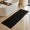 Black, variant on Waffle Bath Mat, Small Boho Bathroom Rugs Non Slip Washable, Ultra Soft Super Absorbent Quick Dry Farmhouse Bathroom Decor, 16" x 24", Khaki
