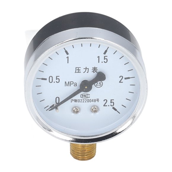 1/4 NPT Vacuum Gauges, Pressure Gauge 1/4 NPT, Transparent Dial Accuracy Pressure Gauge