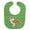 Border Collie, variant on Black Border Collie Shamrocks Baby Bib