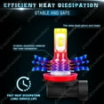 thumbnail image 6 of For Nissan Sentra 2013-2020 - 6Pcs Combo LED Headlight Fog Light Bulbs Kit White, 6 of 12