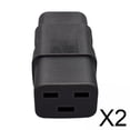 thumbnail image 1 of Adaptador de corriente,Adaptador de corriente IEC320 C14 a C19 10A 16A 250V,Enrutadores convertidores IEC320 C14 a IEC320 C19,Conector de conversión C14 macho a C19 hembra PVC,C14 3 pines, 1 of 8