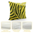 thumbnail image 4 of ONETECH Decorative Throw Square Pillow Case Cover Cushion Covers Yellow Zebra Animal Print Pattern  Home Sofa Decor Pillowcase, 4 of 5