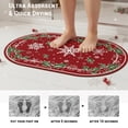 thumbnail image 2 of Gogreen Bath Mat - Bathroom Mat Rug Non Slip Super Absorbent Stain Resistant Quick Dry Bathroom Rug-Bath Mat for Bathroom Floor Bathtub Vanity-Bathmat Bath Rug (Christmas Snowflake, 20"x32"), 2 of 6
