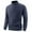 c01Blue, variant on USNSM (M-5XL) Big and Tall Men's Quarter-Zip Fleece Jacket, Long Sleeve Half Zip Fleece Pullover Sweaters Thermal Golf Sweatshirt Black L