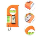 thumbnail image 2 of KAKOWELY 2pcs Practical Level Ruler High Precision Spirit Level Mini Balancing Calibrator,3.35X"X1.77"X0.79", 2 of 4
