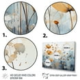 thumbnail image 3 of Designart "Orange Blue Muted botanics II" Abstract Botanicals Floater Framed Wall Art Print, 3 of 7
