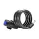 thumbnail image 1 of para bicicleta con 2 llaves, cable en espiral de 3,94 pulgadas para bicicleta de montaña, patineta, 1 of 8