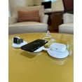 thumbnail image 6 of TYLT Folio Trio | 3-in-1 Magnetic Foldable Charger Stand, 15W Fast Wireless Charging Station for iPhone 15/14/13/12 Series, AirPods, and Apple Watch | White, 6 of 6
