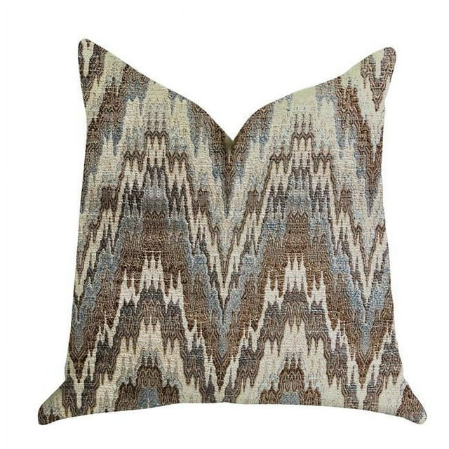 Plutus PBRA1337-2222-DP Mid Night Oblique Ridge Wave Luxury Throw Pillow, 22 x 22 in.