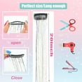 thumbnail image 3 of 12pcs Hair Tinsel Clip in Hair Tinsel Kit Glitter Tinsel Hair Extensions 20Inch Sparkling Fairy Hair Tinsel Shiny Hair Accessories for Women Girls Kids (Colorful), 3 of 9