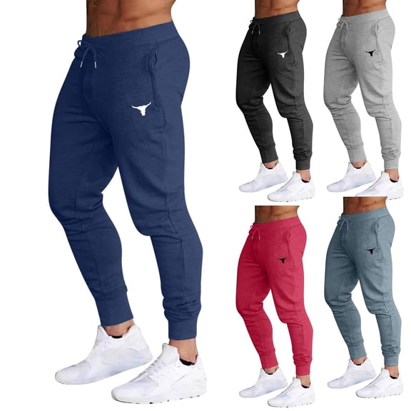 Paiwinds Men's Casual Jogger Pants Thin Outdoor Fitness Running Sweatpants Tapered Leg Drawstring Athletic Trousers with Pockets