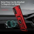 thumbnail image 4 of for Moto G 5G 2024 Case with Camera Lens Cover HD Screen Protector, 10 FT Military Grade Drop Protection, Magnetic Ring Holder Kickstand Protective Phone Case, Red, 4 of 13