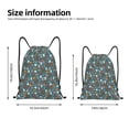 thumbnail image 2 of Balery Skull cute organ Pattern Drawstring Backpack Bag Sport Gym Sackpack Cinch Bags Pattern Drawstring Backpack Bag Sport Gym Sackpack Cinch Bags -Medium, 2 of 6