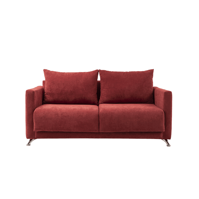 Sofa Cama Kessa Muebles Ancona Rojo 187 x 111 x 101 cm