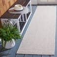 thumbnail image 3 of SAFAVIEH Courtyard Leighton Checkered Indoor/Outdoor Area Rug, Ivory/Gold, 8' x 10', 3 of 9