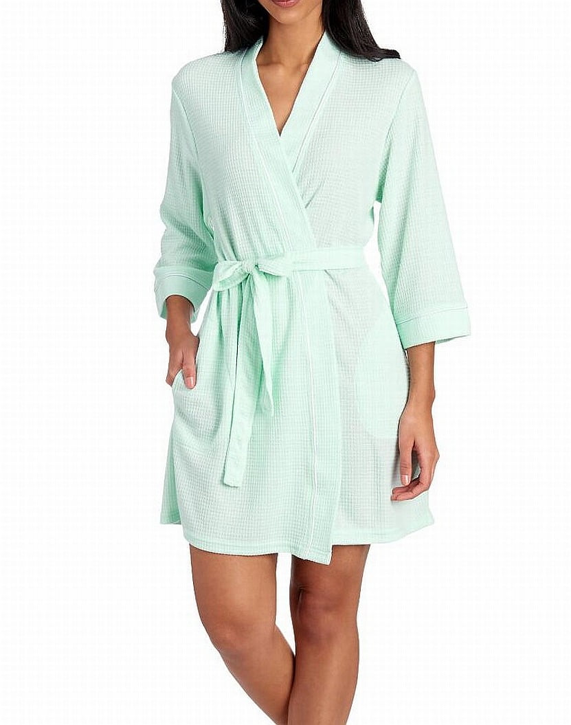 Jasmine Rose Sleepwear & Robes Aqua Women's Large WaffleKnit Robes L