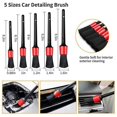 thumbnail image 2 of 10-Piece Car Details Brush Set Long Soft Wheel Brush Car Wash Details Brush Ultra-Fine Fiber Cleaning Gloves, 2 of 5