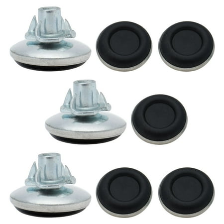 M6 x 10 x 30mm Leveling Feet Adjustable Leveler Protector for Table Leg 8pcs