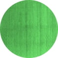 thumbnail image 1 of Ahgly Company Indoor Round Oriental Green Industrial Area Rugs, 8' Round, 1 of 4