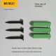 thumbnail image 4 of U-Shaped Rod Stainless Steel Closet Hanging Rail Rod End Support Bracket Seat Socket Fits Pipe Rail Shower Curtain Closet, 4 of 5