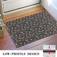 thumbnail image 3 of Black Cartoon Unicorn Plant Pattern Door Rugs,Washable Non Slip Door Mats Indoor,Decorative Door Mats,Entry Mat Indoor for Entrance,Bedroom,Kitchen,Bathroom,16"x24", 3 of 6