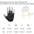thumbnail image 5 of （L）Guantes de ciclismo de medio dedo, guantes de entrenamiento, guantes de bicicleta, guantes de bicicleta de montaña, antideslizantes, acolchados, transpirables, guantes deportivos cortos para hombr, 5 of 5