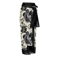 thumbnail image 3 of Traje De Baño Damas 2 piezas de traje de baño de playa para mujer con cordones y vestido para deportes (negro tinta 2XL) Sywqhk Para Estrenar, 3 of 4