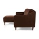 thumbnail image 5 of Sala Modular Sofá Cama Reversible Makora Velvet Chocolate Modelo Novella, 5 of 9