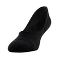 thumbnail image 4 of PEDS Women's Cushion Mid Cut Liner No Show Socks Black, 3 Pairs, Sizes 5-10, 4 of 8