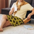 thumbnail image 5 of Sikiie Sunflowers 3 Mens Pajama Shorts, Lightweight Lounge Pant with Pockets Soft Sleep Pj Shorts for MenLarge, 5 of 6