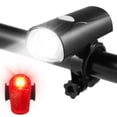 thumbnail image 1 of yeacher USB Rechargeable Bike Lights for Night Riding Super Bright Front Light and Rear LED Bicycle Light Set Bike Headlight Taillight, 1 of 7