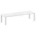 thumbnail image 5 of Compamia Vegas 118" Extendable Patio Dining Table in White, 5 of 12
