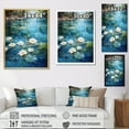 thumbnail image 4 of Designart "Waters Reflection White River" Floral Floater Framed Canvas Print, 4 of 7