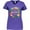Purple, variant on Inktastic Happy Mother's Day- flowers Women's V-Neck T-Shirt