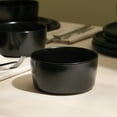 thumbnail image 3 of Stone Lain Eden 4-Piece Bowl Set Stoneware, Black, 3 of 6