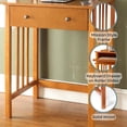 thumbnail image 4 of Convenience Concepts Designs2Go Bureau de Mission en Fini Bois Chêne Brun, 4 of 7