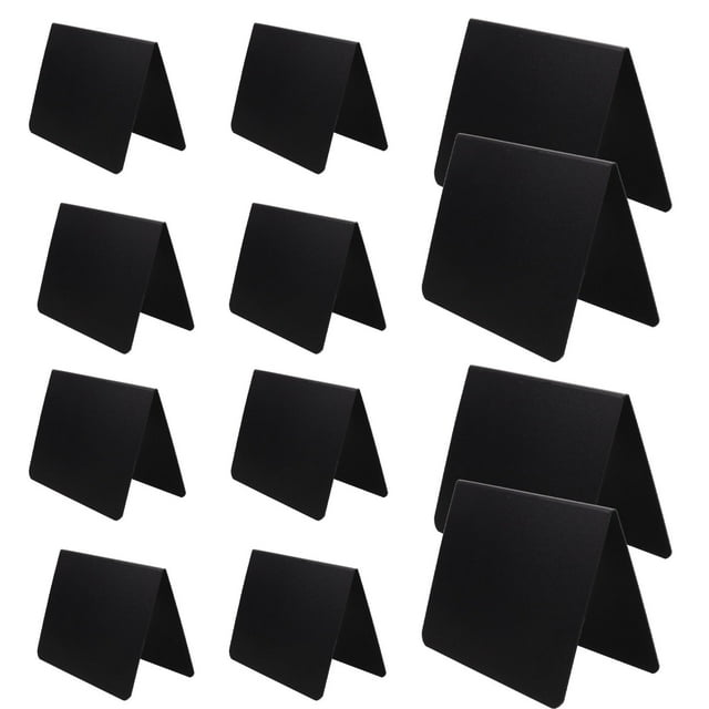 TABLETREANDS 12Ud Pizarras Negras Para Notas Y Precios Con Funcional Y Decorativo