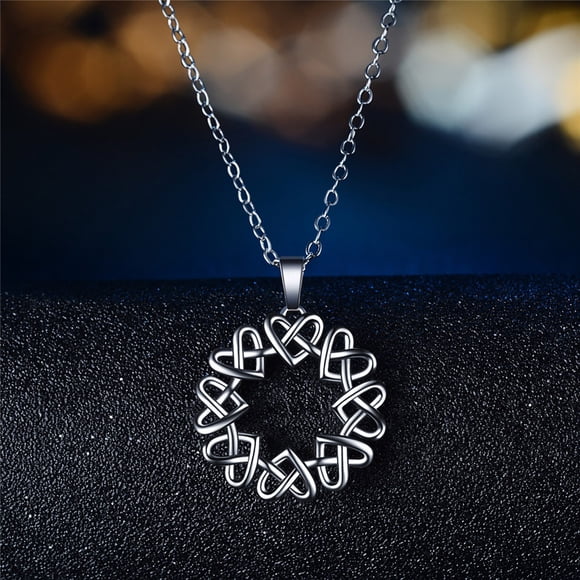 RKSTN Necklaces For Women Necklace Flower Copper Necklace Female Crystal Pendant Clavicle Chain Gift Name Necklace Personalized Jewelry For Women