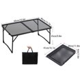 thumbnail image 3 of Graflsoa Table Pliante d'Extérieur Portable avec Sac de Rangement pour le Camping, les Pique-Niques et les Sorties à la Plage - Conception en Alliage d'Aluminium Légère et Durable, 3 of 7
