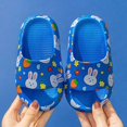 thumbnail image 1 of Pantuflas para niños con dibujos de osos para niñas, antideslizantes, con fondo suave, para el baño, para interiores y exteriores, de verano, 1 of 6