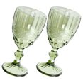 thumbnail image 5 of 2 Pcs Verres à Vin Embossés Gobelet à Cocktail pour Fête Dîner Festival, 5 of 5