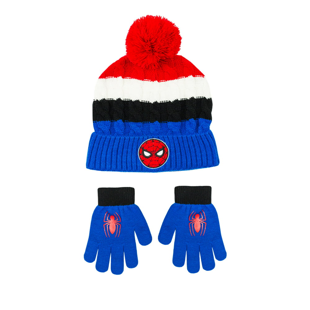 The Amazing Spiderman - Boys Character Hat and Glove Set, 2 pc ...