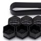 thumbnail image 5 of Muyoka 20 piezas tapas de tuercas de rueda 17mm cubiertas de tuercas de rueda universales cubiertas de tuercas de neumáticos con juego de herramientas de extracción para vehículo de coche (negro/plata Muyoka Hogar, 5 of 7