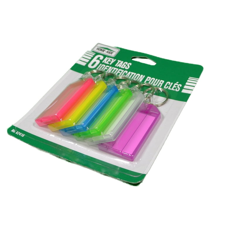 Random Color Key Tags With Labels Plastic Prevent Missing - Temu